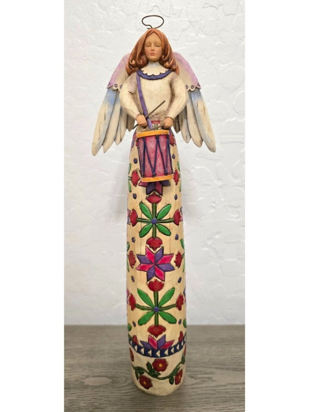Jim Shore Heartwood Creek Angel 2004 "Music Warms The Heart" 16" Tall Figurine